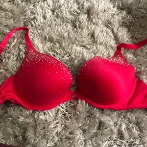 Hot Pink Victoria Secret Padded Bra